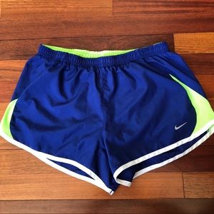 Blue nike shorts